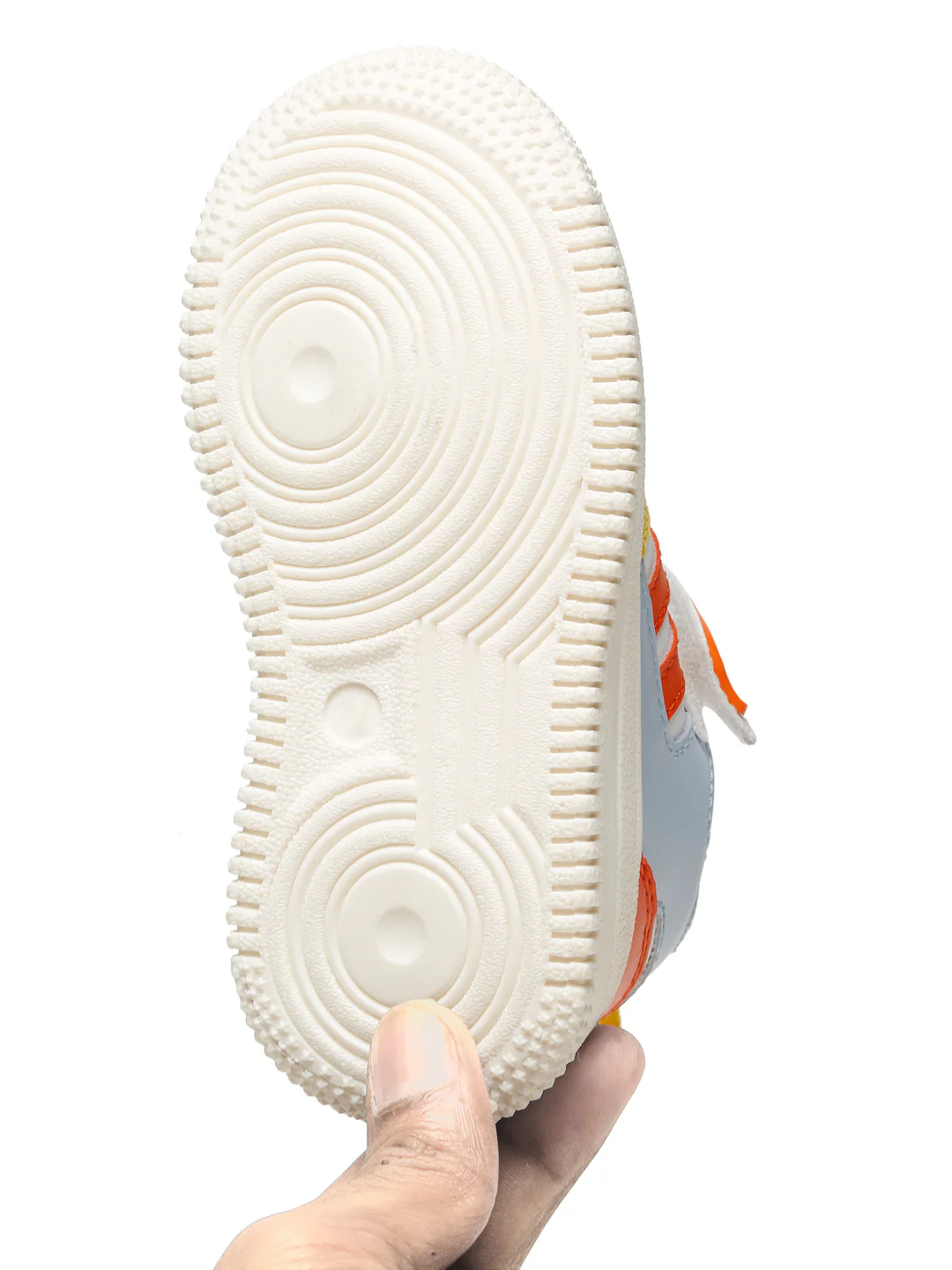 Donut Comfortable & LightWeight Sneakers With Elastic Laces - White (Unisex) - Image 14