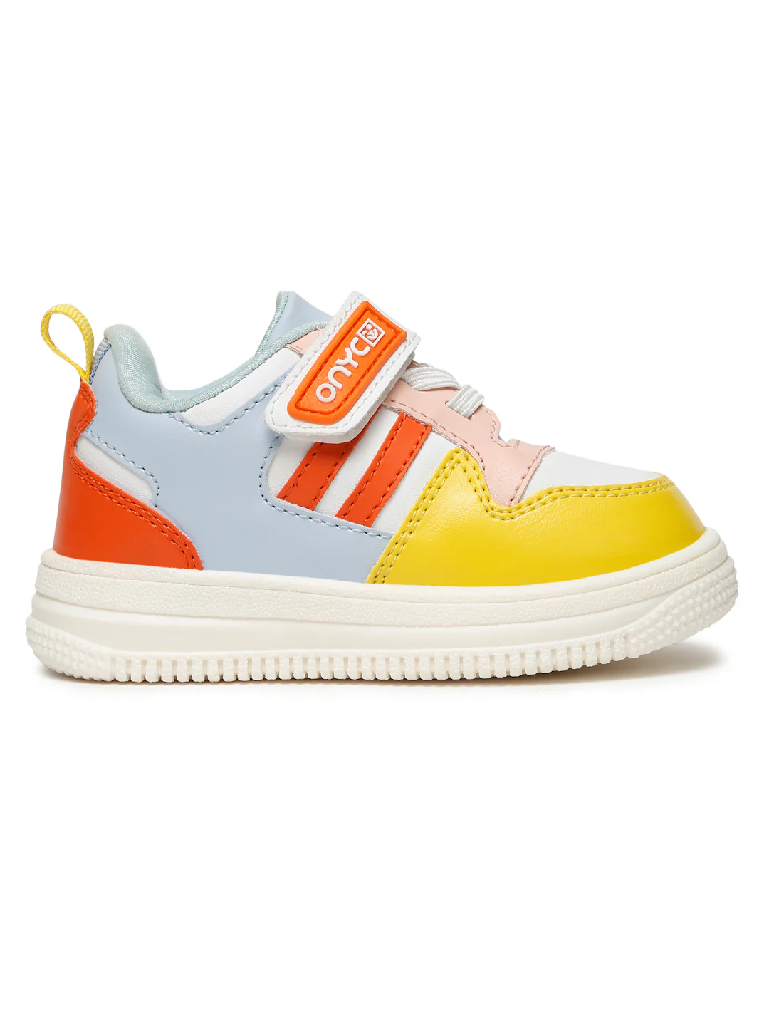 Donut Comfortable & LightWeight Sneakers With Elastic Laces - White (Unisex) - Image 6