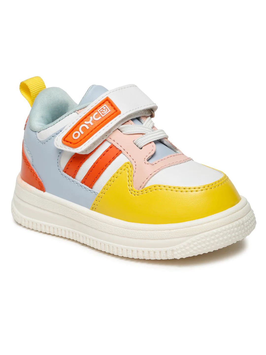 Donut Comfortable & LightWeight Sneakers With Elastic Laces - White (Unisex) - Image 7