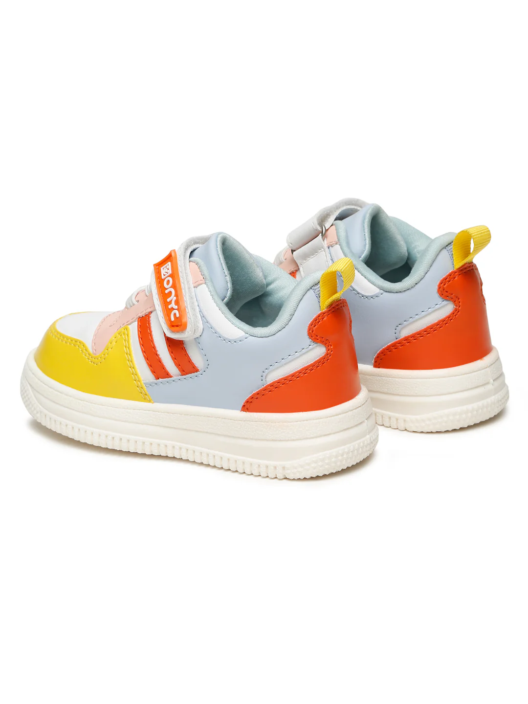 Donut Comfortable & LightWeight Sneakers With Elastic Laces - White (Unisex) - Image 9