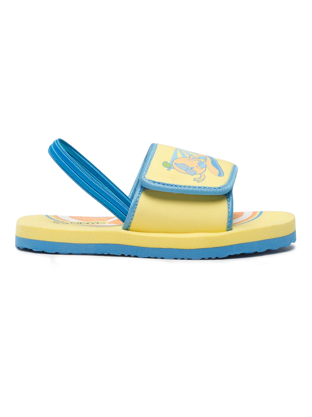 ONYC Surfing Yellow Sliders for Kids (Unisex) - Image 4