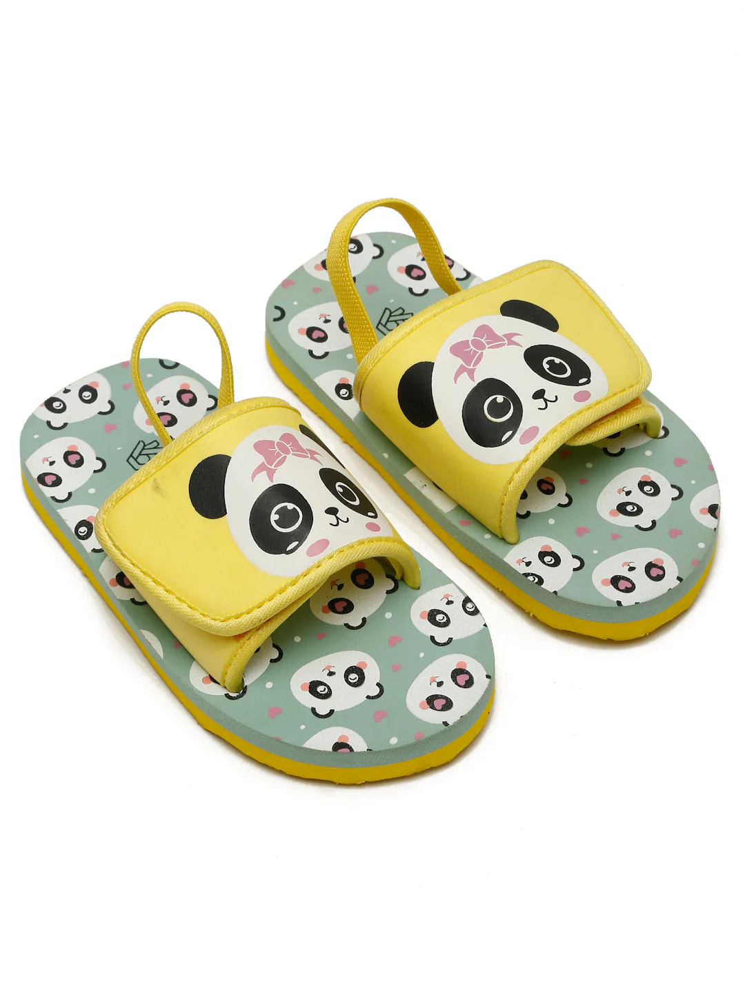 Panda Sliders/Flipflops With Adjustable Strap & Back Support (Girls) - Image 4