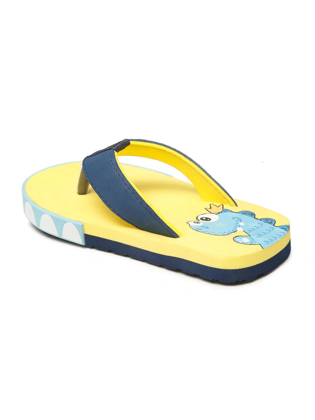 Premium Dino V-Shape Flip-flops - Yellow (Unisex) - Image 6