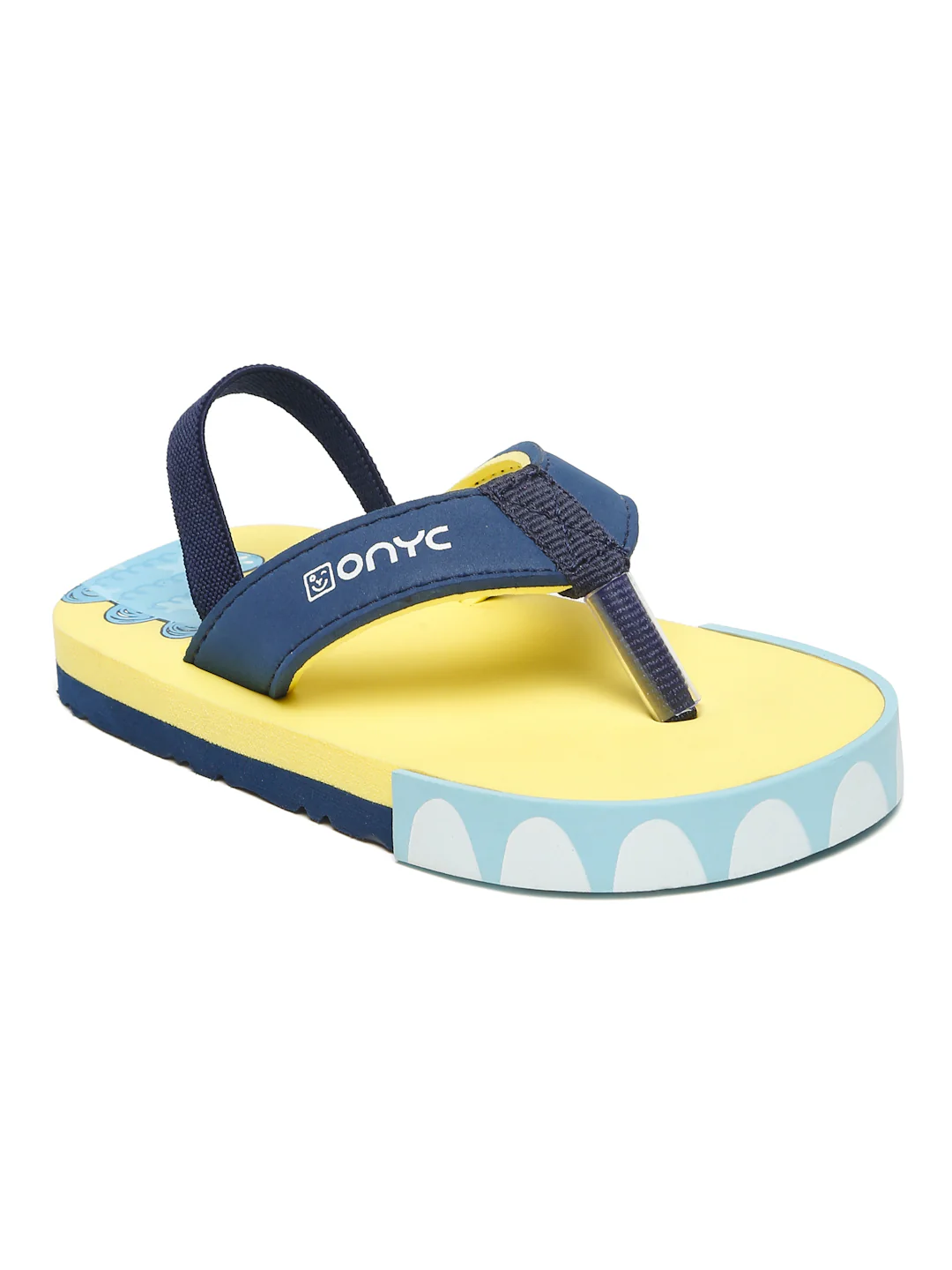 Premium Dino V-Shape Flip-flops With Adjustable BackSupport - Yellow (Unisex) - Image 5