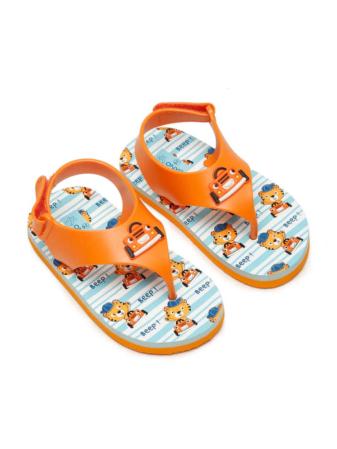 Premium Jeep Jellies Flip-flops for Kids - Orange (Unisex) - Image 3
