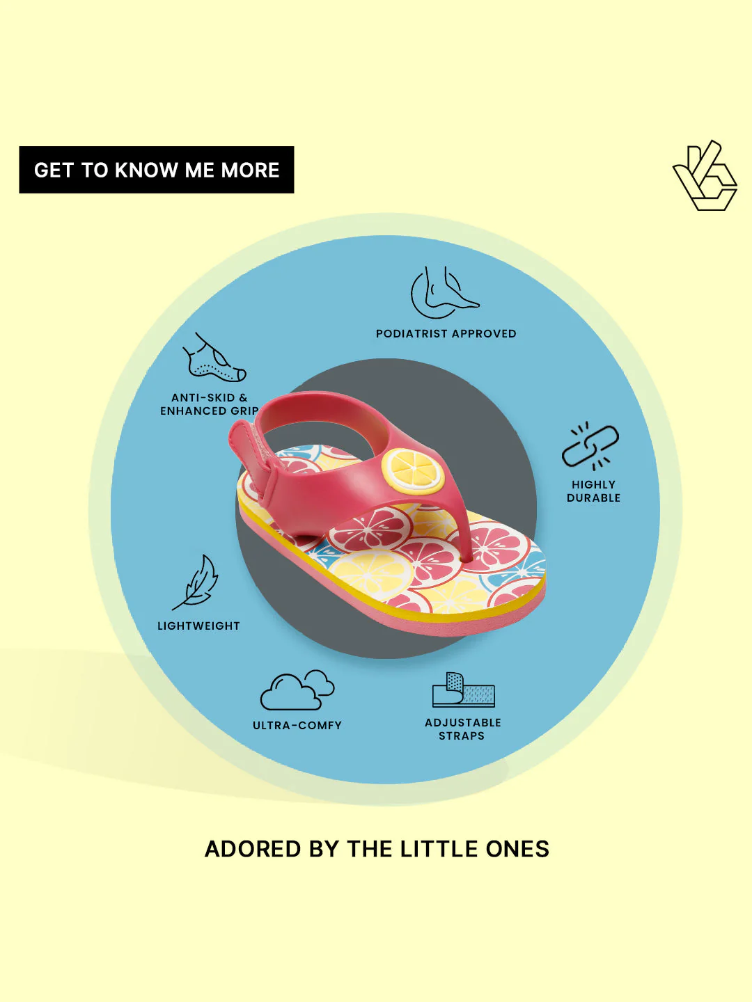 Premium Lemon Jellies Flip-flops for kids - Pink (Girls) - Image 7