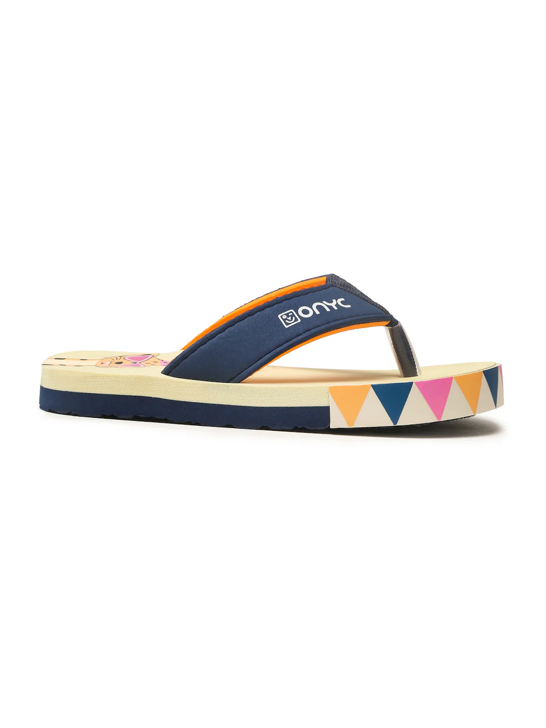 Premium Leo V-Shape Flip-flops - Beige (Unisex) - Image 4