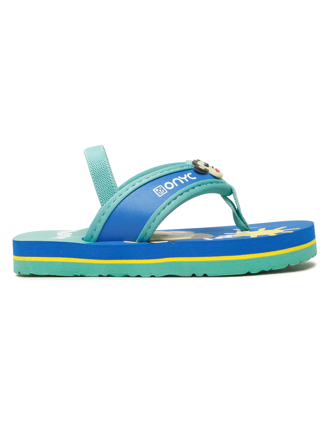 Premium Monkey V-Shape Flipflops With Adjustable BackSupport - Blue (Unisex) - Image 5
