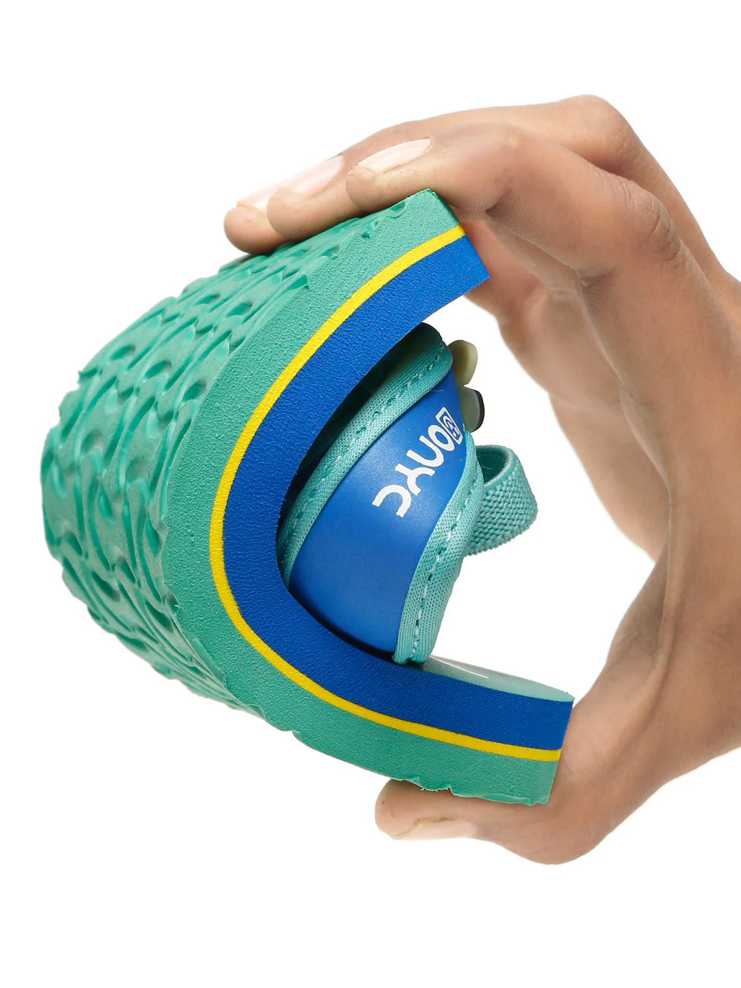 Premium Monkey V-Shape Flipflops With Adjustable BackSupport - Blue (Unisex) - Image 8