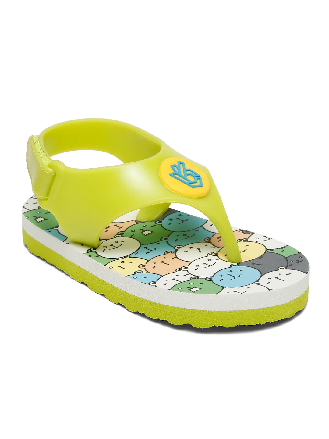 Premium Pumpkin Candy Flip-flops - Lime Green (Boys) - Image 4