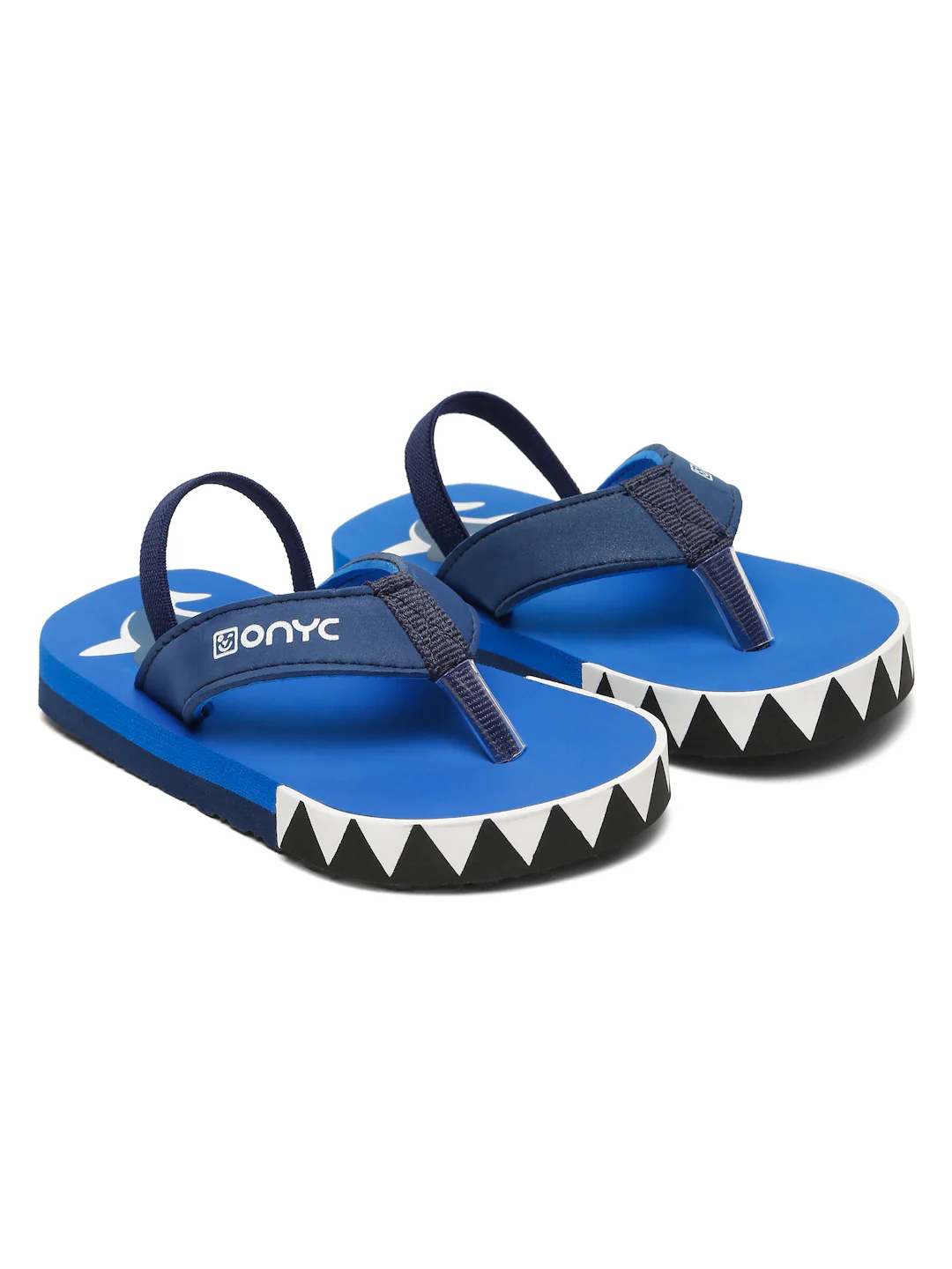 Premium Shark Flip-flops With Adjustable BackSupport - Blue (Unisex) - Image 3