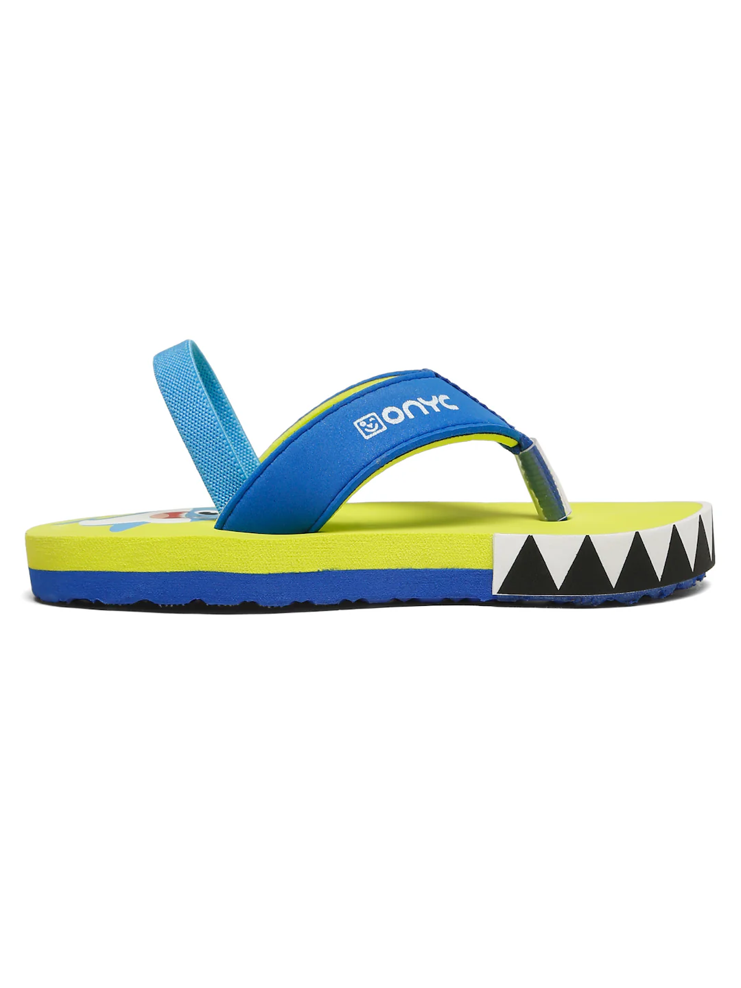 Premium Shark Flip-flops With Adjustable BackSupport - Neon Green (Unisex) - Image 4