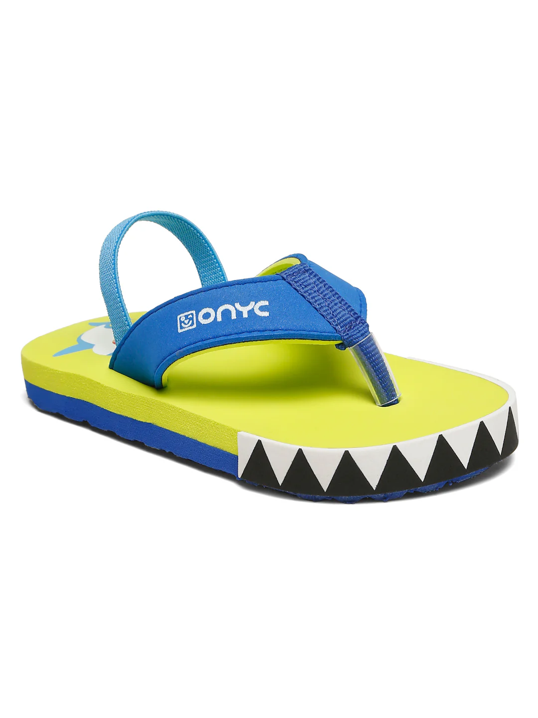 Premium Shark Flip-flops With Adjustable BackSupport - Neon Green (Unisex) - Image 5