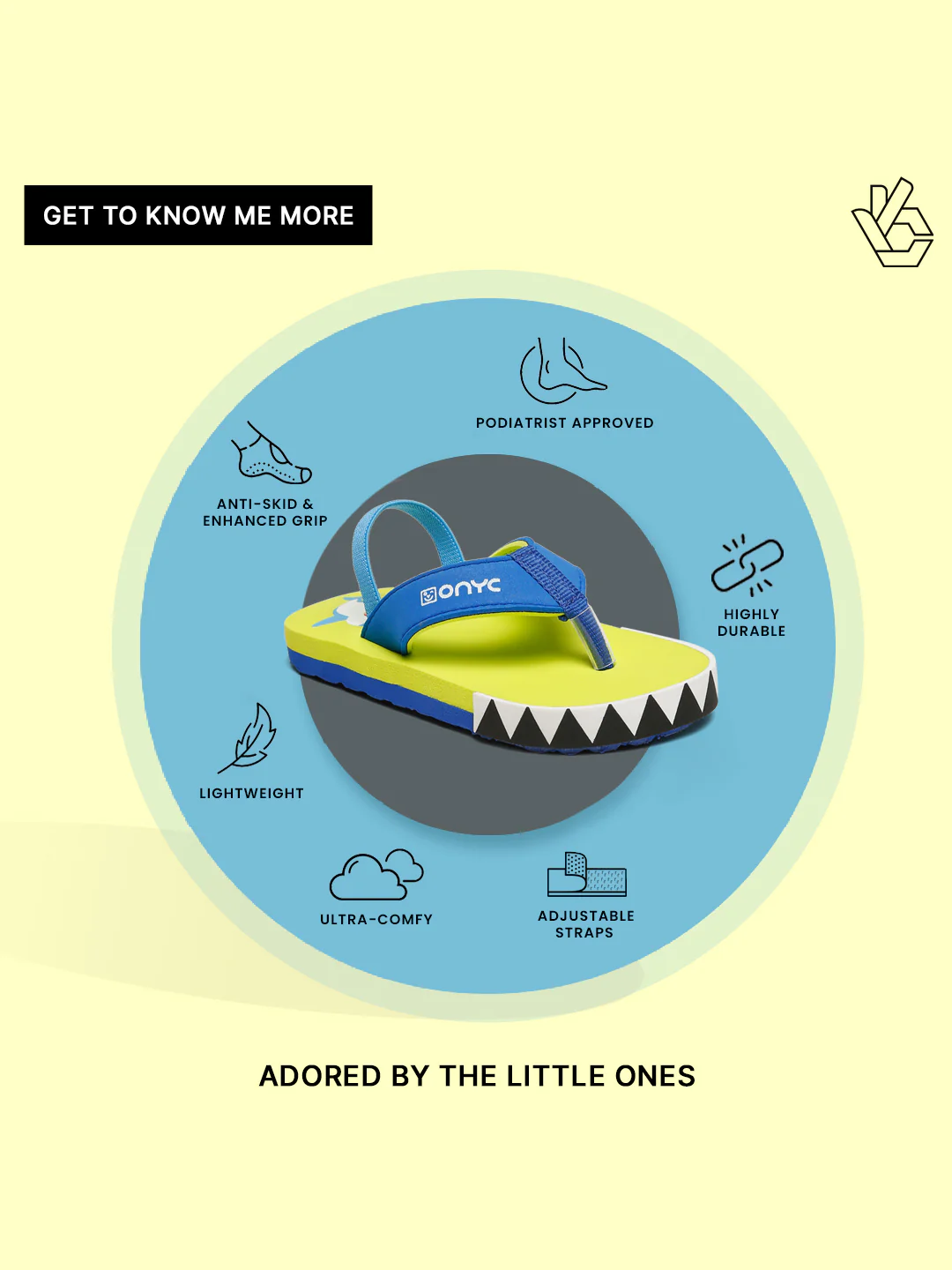 Premium Shark Flip-flops With Adjustable BackSupport - Neon Green (Unisex) - Image 9
