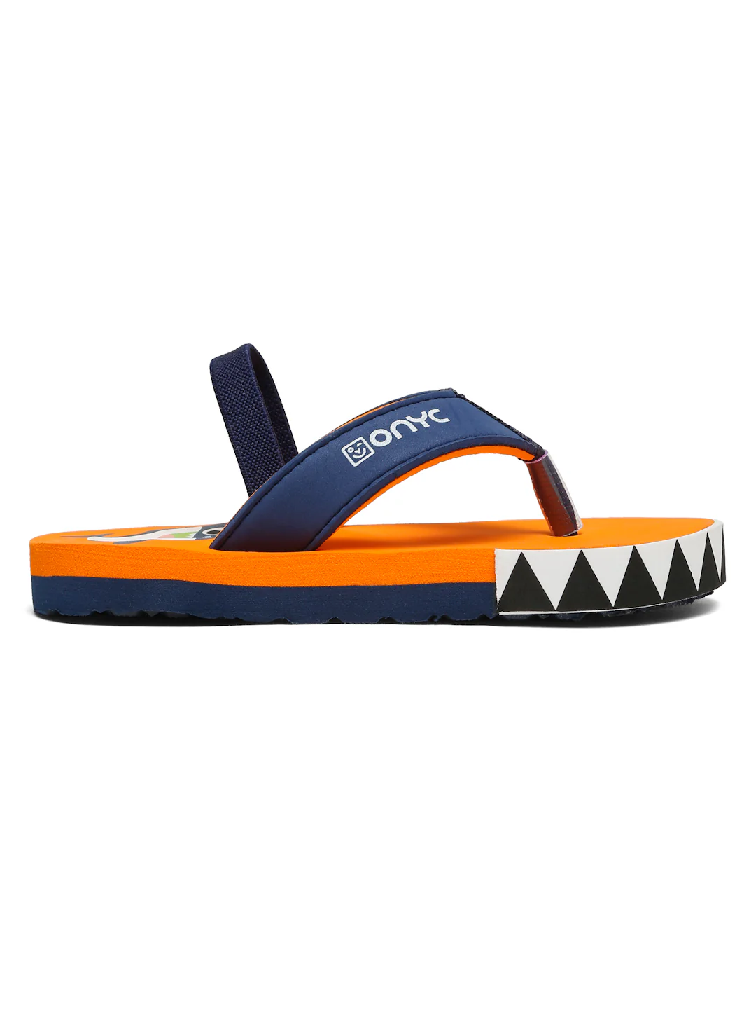 Premium Shark Flip-flops With Adjustable BackSupport - Orange (Unisex) - Image 4