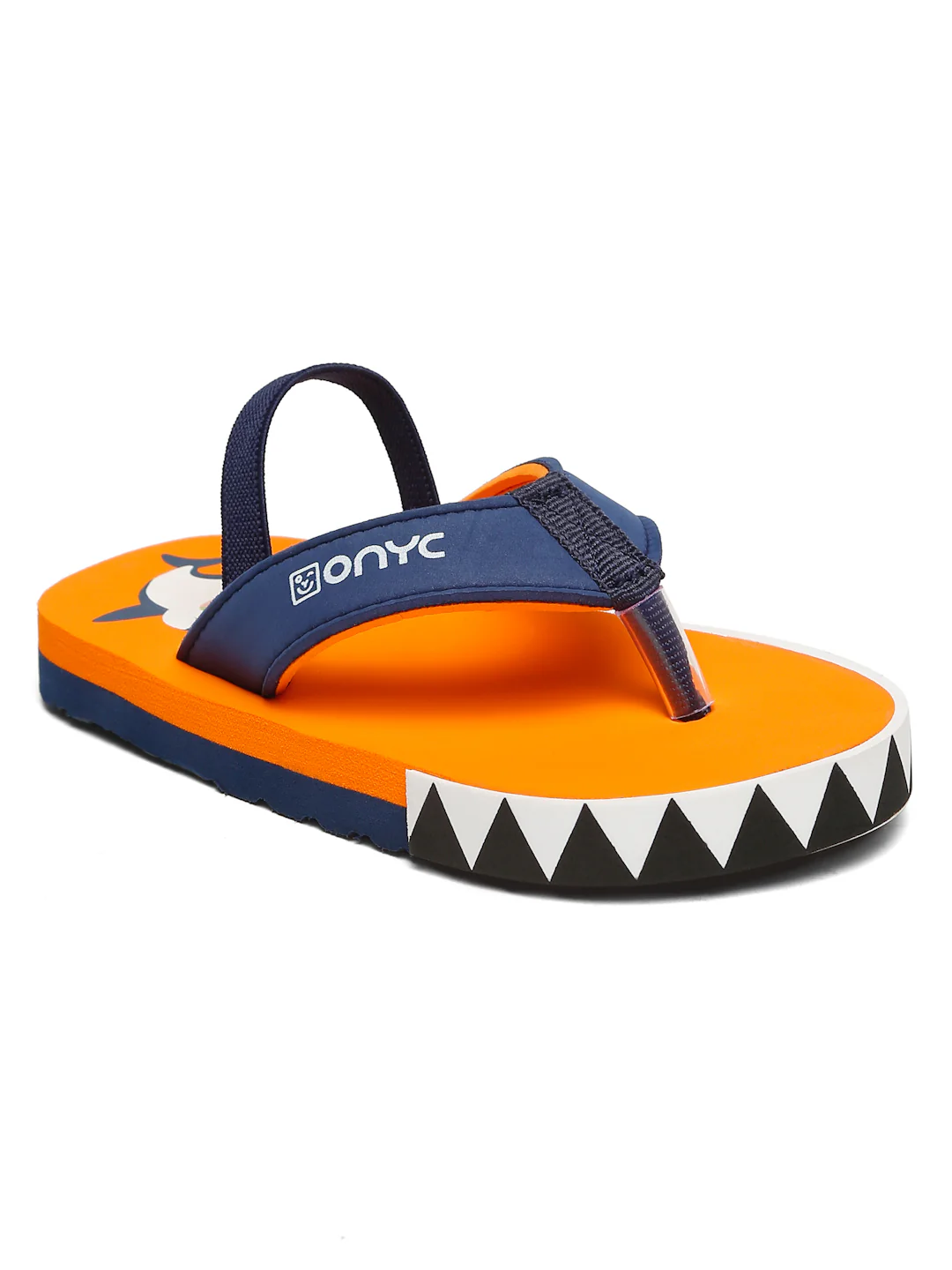 Premium Shark Flip-flops With Adjustable BackSupport - Orange (Unisex) - Image 5