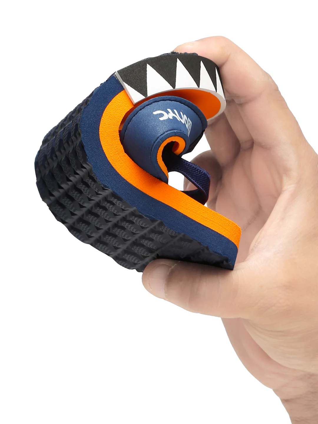 Premium Shark Flip-flops With Adjustable BackSupport - Orange (Unisex) - Image 9
