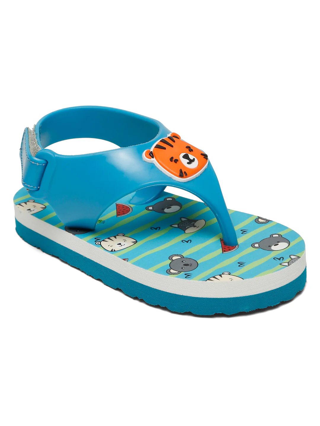 Premium Tiger Candy Flip-flops - Sky Blue (Boys) - Image 4