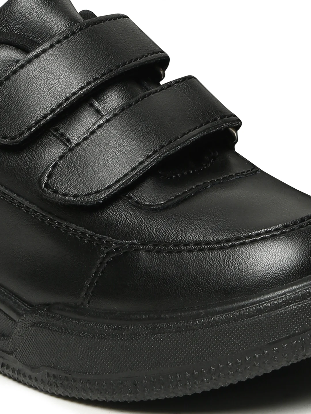SuperKool Comfortable & LightWeight Lace-Free School Shoes - Black (Unisex) - Image 2