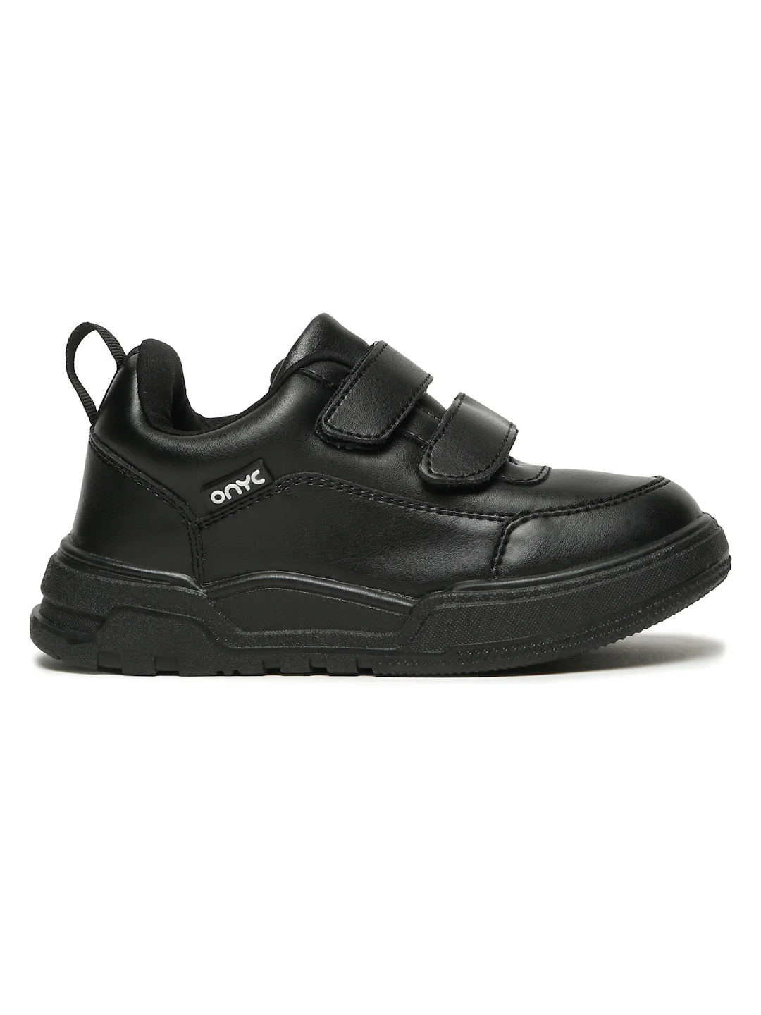 SuperKool Comfortable & LightWeight Lace-Free School Shoes - Black (Unisex) - Image 6