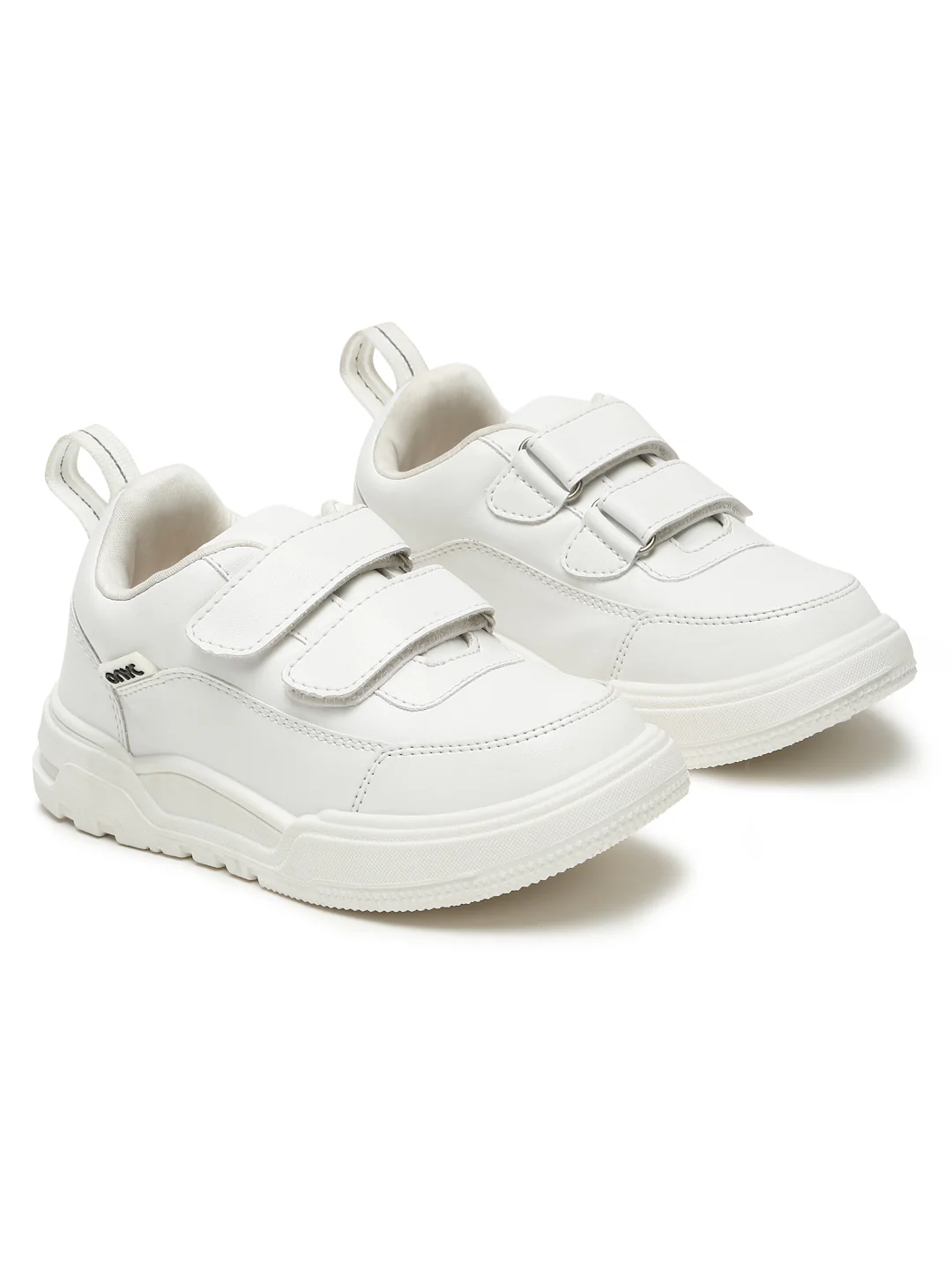 SuperKool Comfortable & LightWeight Lace-Free Sneakers - White (Unisex) - Image 3